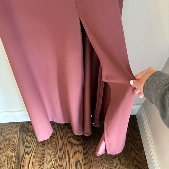 Jenny Yoo Women’s Bridesmaid long Dress Cara in cinnamon rose size 0. Read! - Picture 3 of 12